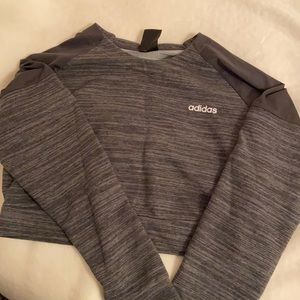 Adidas cropped long sleeve shirt